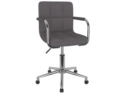 Otočná jídelní židle taupe textil 3088164