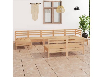 9dílná zahradní sedací souprava masivní borovice 3083354