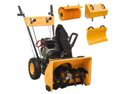 Benzínová sněhová fréza a zametač 4 v 1 s příslušenstvím 6,5 HP 3102972