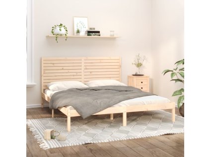 Rám postele masivní dřevo 200 x 200 cm 3104628