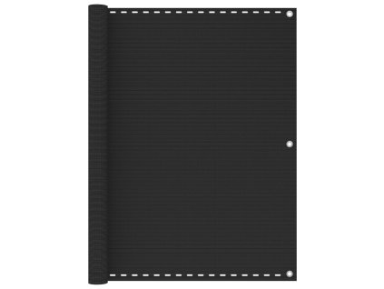 Balkónová zástěna HDPE 120 x 500 cm antracitová 310846
