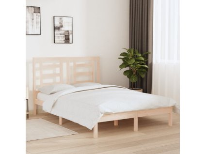 Postel bez matrace 140 x 200 cm masivní borovice 3104348