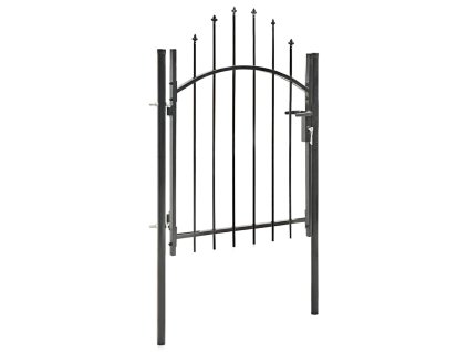 Zahradní branka ocel 1 x 1,5 m černá 143058