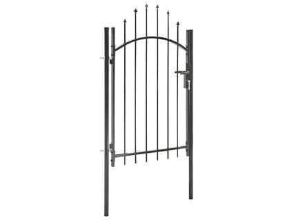 Zahradní branka ocel 1 x 2 m černá 143060