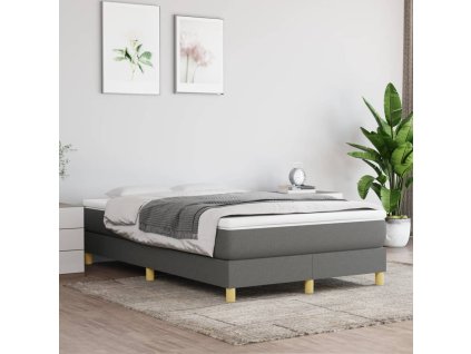Rám postele s boxspringem tmavě šedá 120 x 200 cm textil 3120599