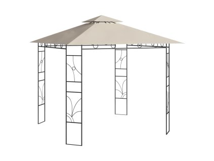 Altán 3 x 3 x 2,7 m krémový 160 g/m² 313912