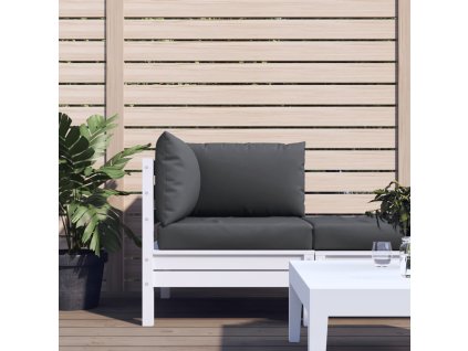 Podušky na palety 3 ks antracitové oxfordská látka 315064