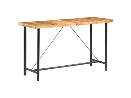 Barový stůl 180 x 70 x 107 cm masivní akáciové dřevo 286596
