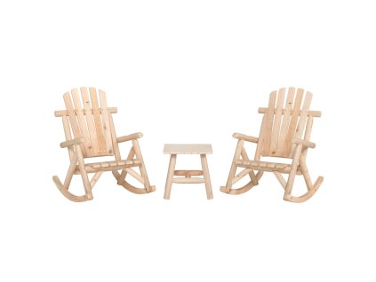 3dílná sada zahradního nábytku masivní smrkové dřevo 3185523