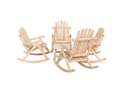 5dílná sada zahradního nábytku masivní smrkové dřevo 3185529