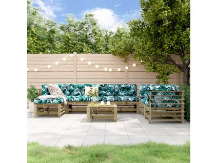 8dílná zahradní sedací souprava impregnovaná borovice 3186584