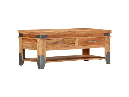 Konferenční stolek 110 x 52 x 45 cm masivní akáciové dřevo 282751