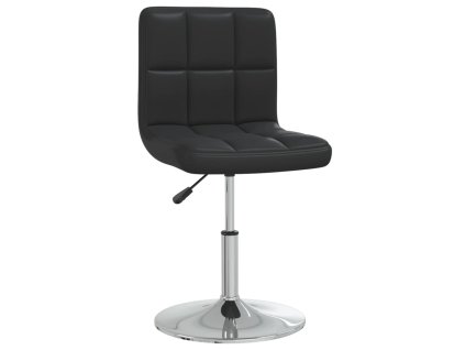 Jídelní židle černá umělá kůže 3087439