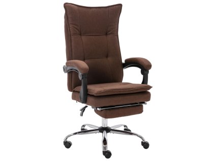 Kancelářská židle hnědá textil 20368