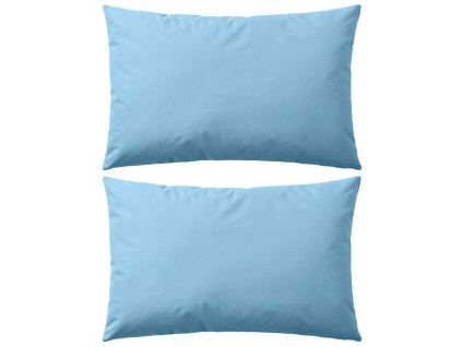 Venkovní polštáře 2 ks 60x40 cm světle modrá 132300