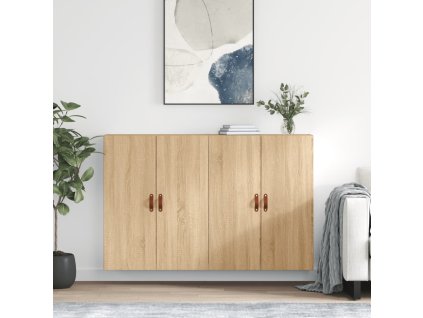 Nástěnné skříňky 2 ks dub sonoma 69,5 x 34 x 90 cm 3195598