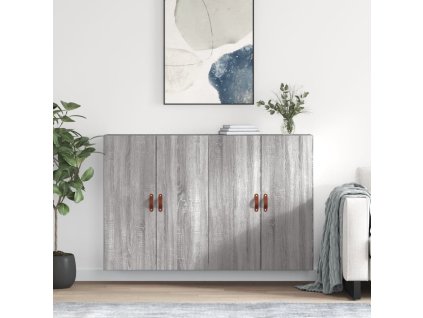 Nástěnné skříňky 2 ks šedé sonoma 69,5 x 34 x 90 cm 3195601