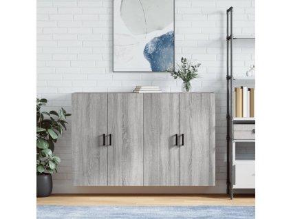 Nástěnné skříňky 2 ks šedé sonoma 69,5 x 34 x 90 cm 3195625