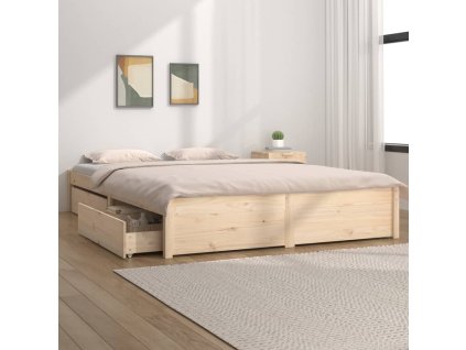 Rám postele se zásuvkami 150 x 200 cm King Size 3103518