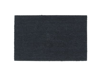 Rohožka před dveře tmavě šedá 50 x 80 cm kokosové vlákno 155587