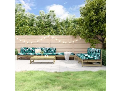 6dílná zahradní sedací souprava impregnovaná borovice 3186619