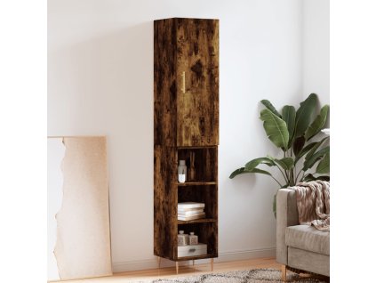 Skříň highboard kouřový dub 34,5 x 34 x 180 cm kompozitní dřevo 3198974