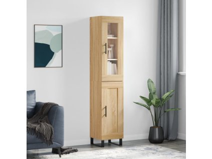 Skříň highboard dub sonoma 34,5 x 34 x 180 cm kompozitní dřevo 3199516