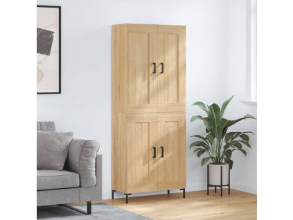 Skříň highboard dub sonoma 69,5 x 34 x 180 cm kompozitní dřevo 3199684