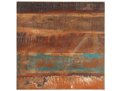 Hranatá stolní deska 60×60cm 25–27 mm masivní recyklované dřevo 286052