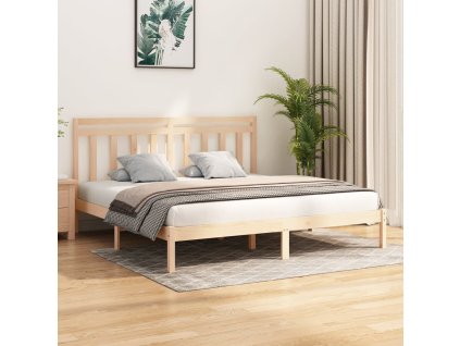 Rám postele masivní dřevo 200 x 200 cm 3105270