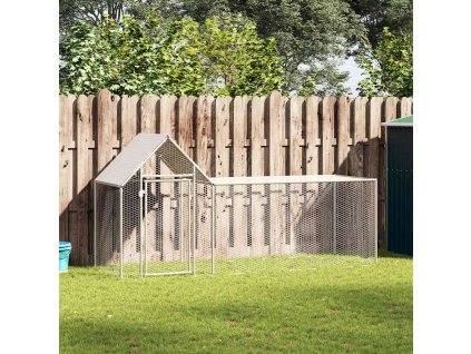 Klec pro kuřata 3 x 1 x 1,5 m pozinkovaná ocel 144554