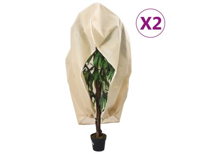 Ochranné návleky na rostliny na zip 2 ks 70 g/m² 3,93 x 3,5 m 3203534