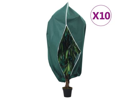 Ochranné návleky na rostliny na zip 10 ks 70 g/m² 3,93 x 3 m 3203585