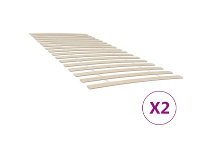 Náhradní lamely k posteli s 34 lamelami 2 ks 90x200 cm 3203721
