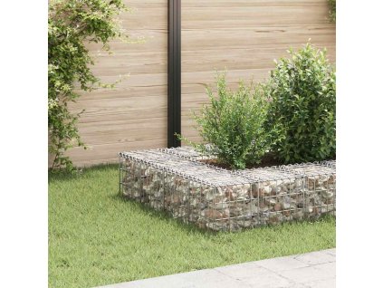 Gabionový vyvýšený záhon krychle ocelový drát 30 x 30 x 30 cm 145648