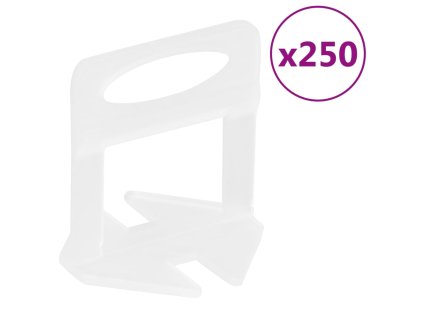 Nivelační spony na obklady 250 ks 1,5 mm 155273
