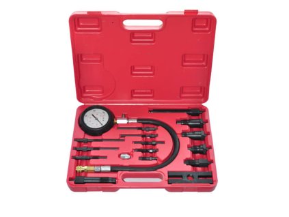 17dílná sada pro měření komprese v dieselových motorech 210004