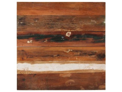 Stolní deska čtverec 70x70 cm 25–27mm masivní recyklované dřevo 286059
