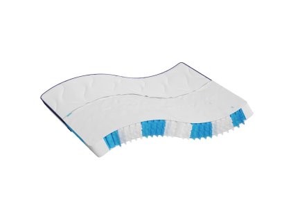 Taštičková pružinová matrace středně tvrdá 200 x 200 cm 3206424