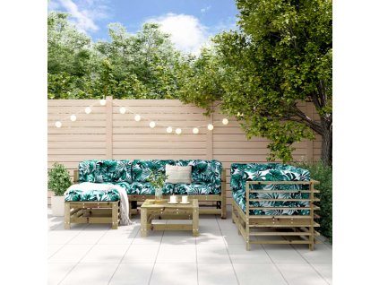 7dílná zahradní sedací souprava impregnovaná borovice 3186199