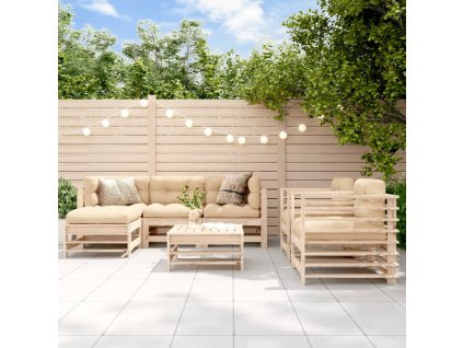 7dílná zahradní sedací souprava masivní borovice 3186235