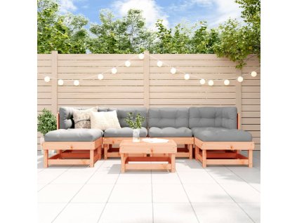 7dílná zahradní sedací souprava masivní dřevo douglasky 3186380
