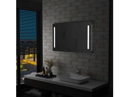 Koupelnové nástěnné zrcadlo s LED osvětlením 100 x 60 cm 144707