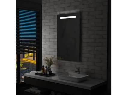 Koupelnové nástěnné zrcadlo s LED osvětlením 60 x 100 cm 144710