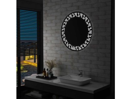 Koupelnové zrcadlo s LED osvětlením 80 cm 144722