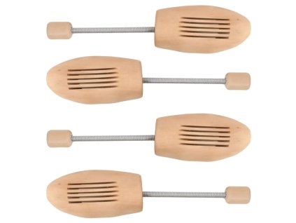 Napínáky do bot 2 páry velikost 39–42 masivní lotosové dřevo 155256