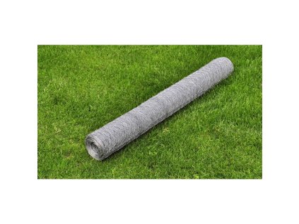 Pletivo ke kurníku pozinkovaná ocel 25 x 0,5 m stříbrné 140418