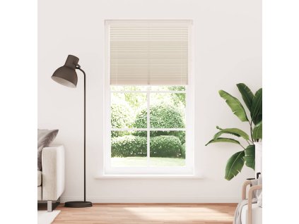 Plisovaná roleta 100 x 200 cm krémová 240644