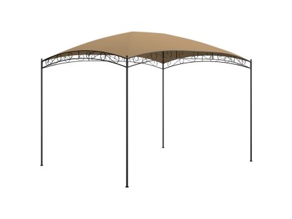 Altán 3 x 4 x 2,65 m taupe 180 g/m² 313910