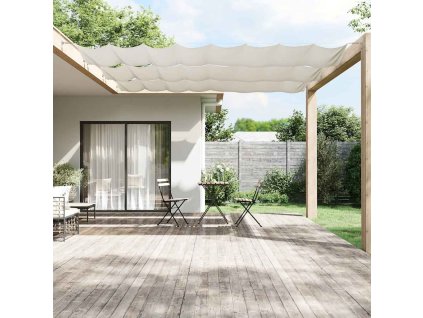 Vertikální markýza bílá 100 x 800 cm oxfordská látka 148161